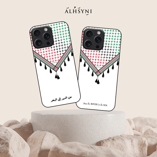 MK Phone Case -  Palestine: Arabic / English (MagSafe)